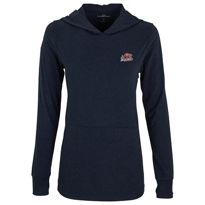 Women's Navy Bucknell Bison Vansport Trek Pullover Hoodie