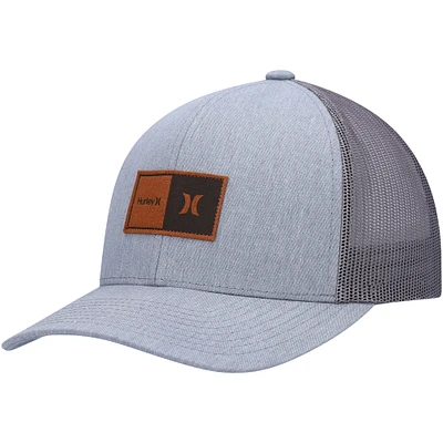 Men's Hurley Gray Fairway Trucker Snapback Hat