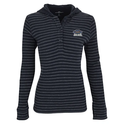 Women's Navy/Gray UC Santa Barbara Gauchos Baja Pullover Hoodie