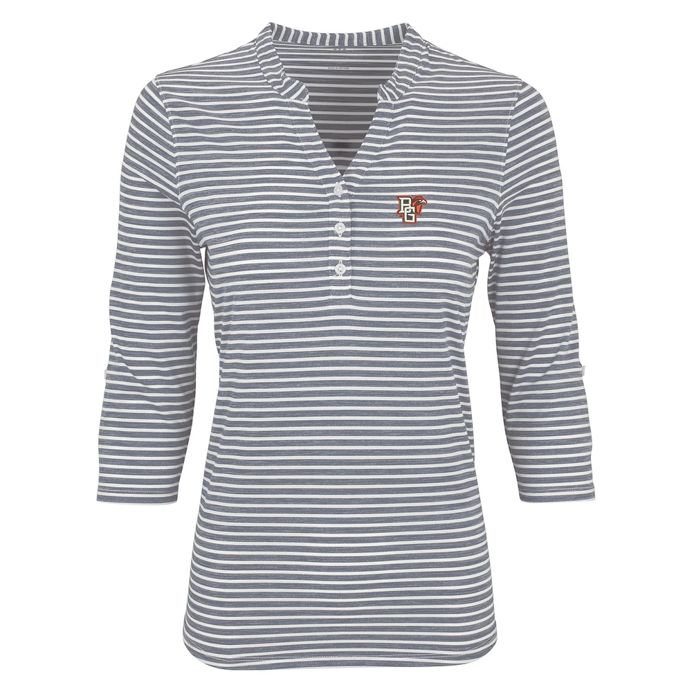 Women's Gray Bowling Green St. Falcons Vansport Pro Riviera Polo