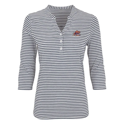 Women's Gray Bucknell Bison Vansport Pro Riviera Polo