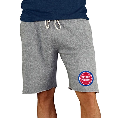 Men's Concepts Sport Gray Detroit Pistons Mainstream Terry Shorts