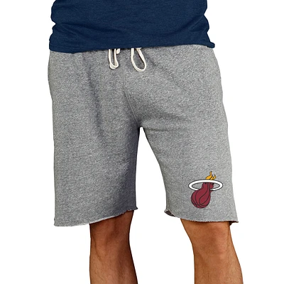 Men's Concepts Sport Gray Miami Heat Mainstream Terry Shorts