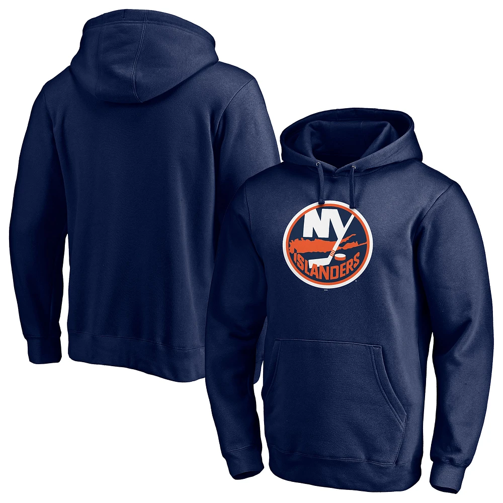 Men's Navy New York Islanders Special Edition Primary Logo Pullover Hoodie