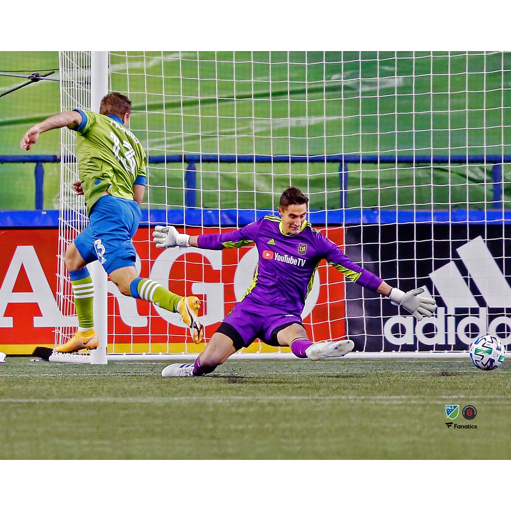Jordan Morris Seattle Sounders FC Unsigned 2020 MLS Playoffs Round 1 Goal Win vs. LAFC Photograph