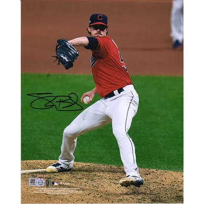 Shane Bieber Cleveland Indians Autographed 8" x 10" Pitching Photograph