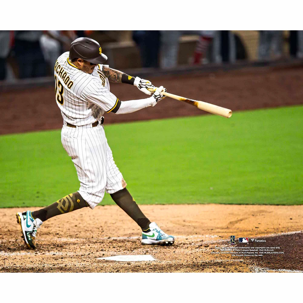 Manny Machado San Diego Padres Unsigned Home Run Photograph