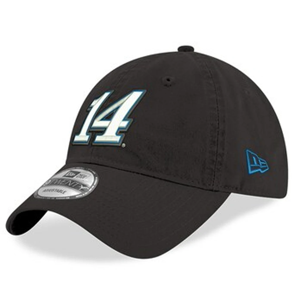 Men's New Era Black Chase Briscoe Enzyme Washed 9TWENTY Adjustable Hat