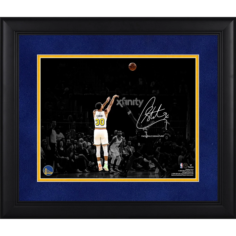 Stephen Curry Golden State Warriors Framed 11" x 14" Spotlight Photograph - Facsimile Signature