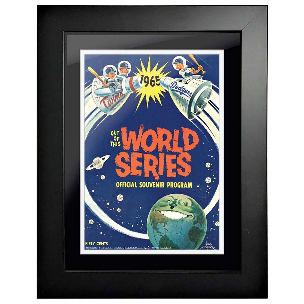 Los Angeles Dodgers 1965 World Series 14'' x 18'' Framed Program