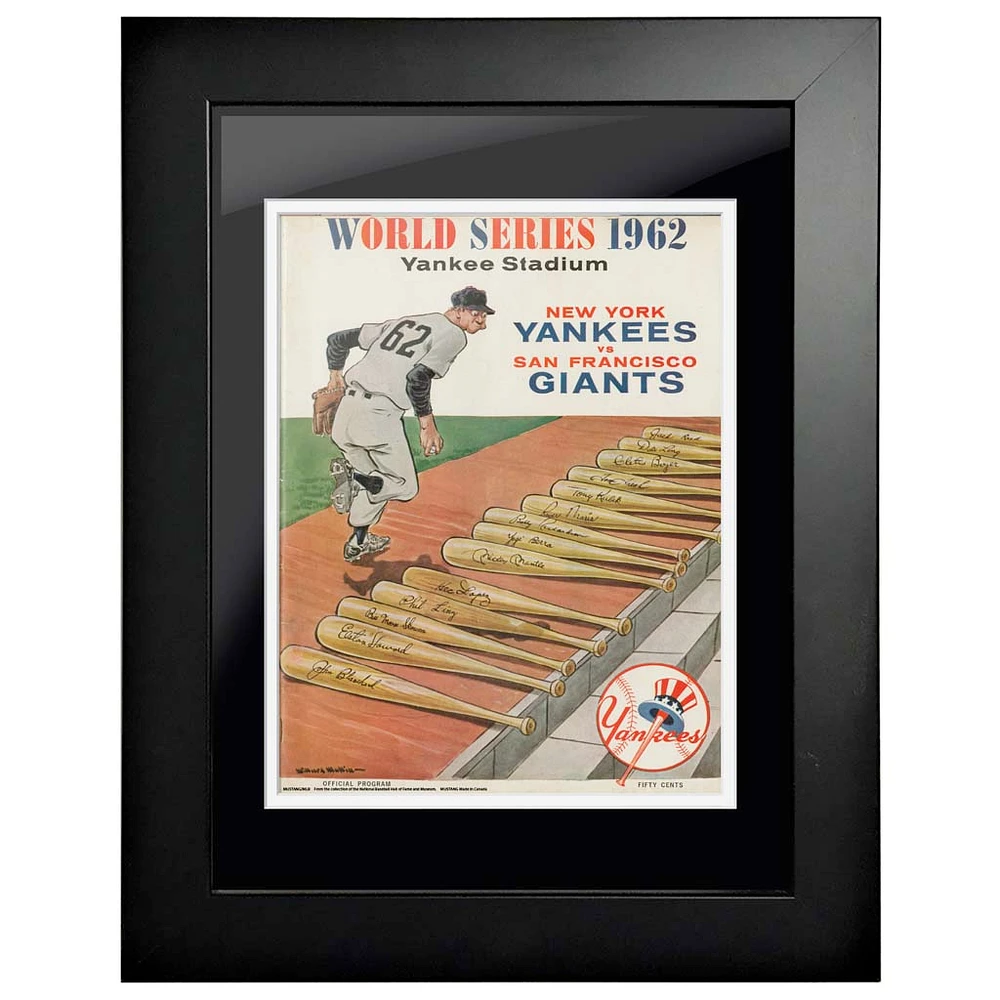 New York Yankees World Series 14'' x 18'' Framed Program