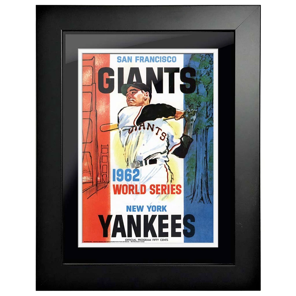 San Francisco Giants 1962 World Series 14'' x 18'' Framed Program