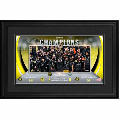 Columbus Crew Framed 10" x 18" 2020 MLS Cup Champions Panoramic Photograph