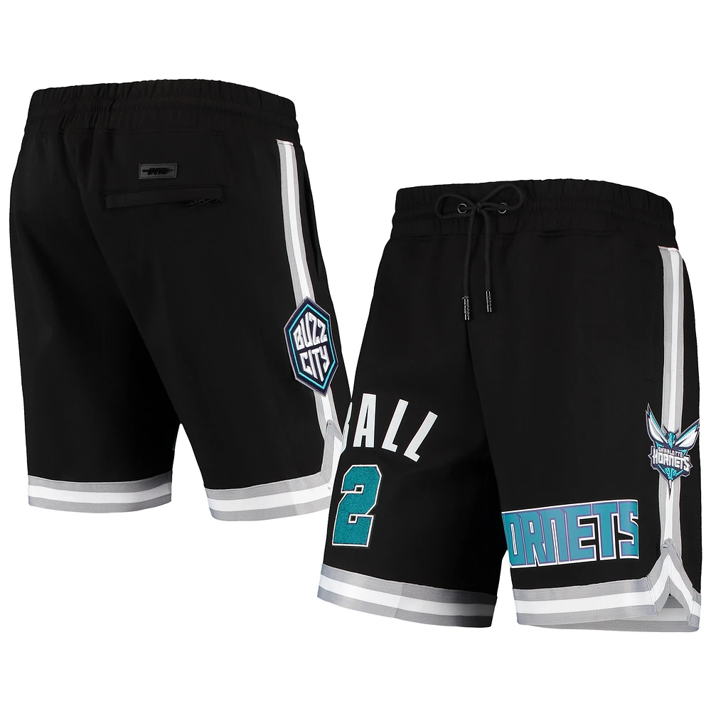 Men's Pro Standard LaMelo Ball Black Charlotte Hornets Team Player Shorts