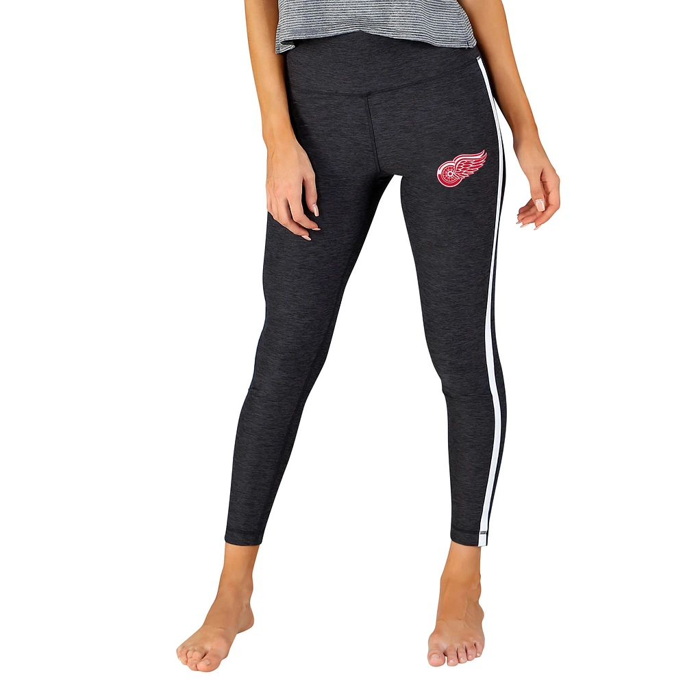 Women's Concepts Sport Charcoal/White Detroit Red Wings Centerline Knit Leggings