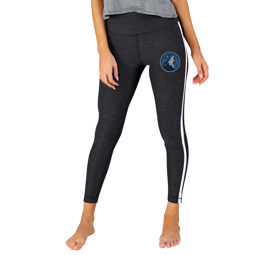Women's Concepts Sport Charcoal Minnesota Timberwolves Centerline Knit Leggings