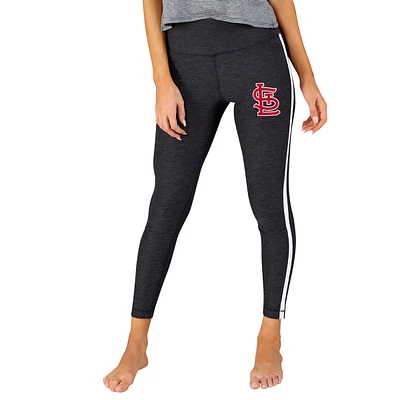 Women's Concepts Sport Charcoal/White St. Louis Cardinals Centerline Knit Leggings