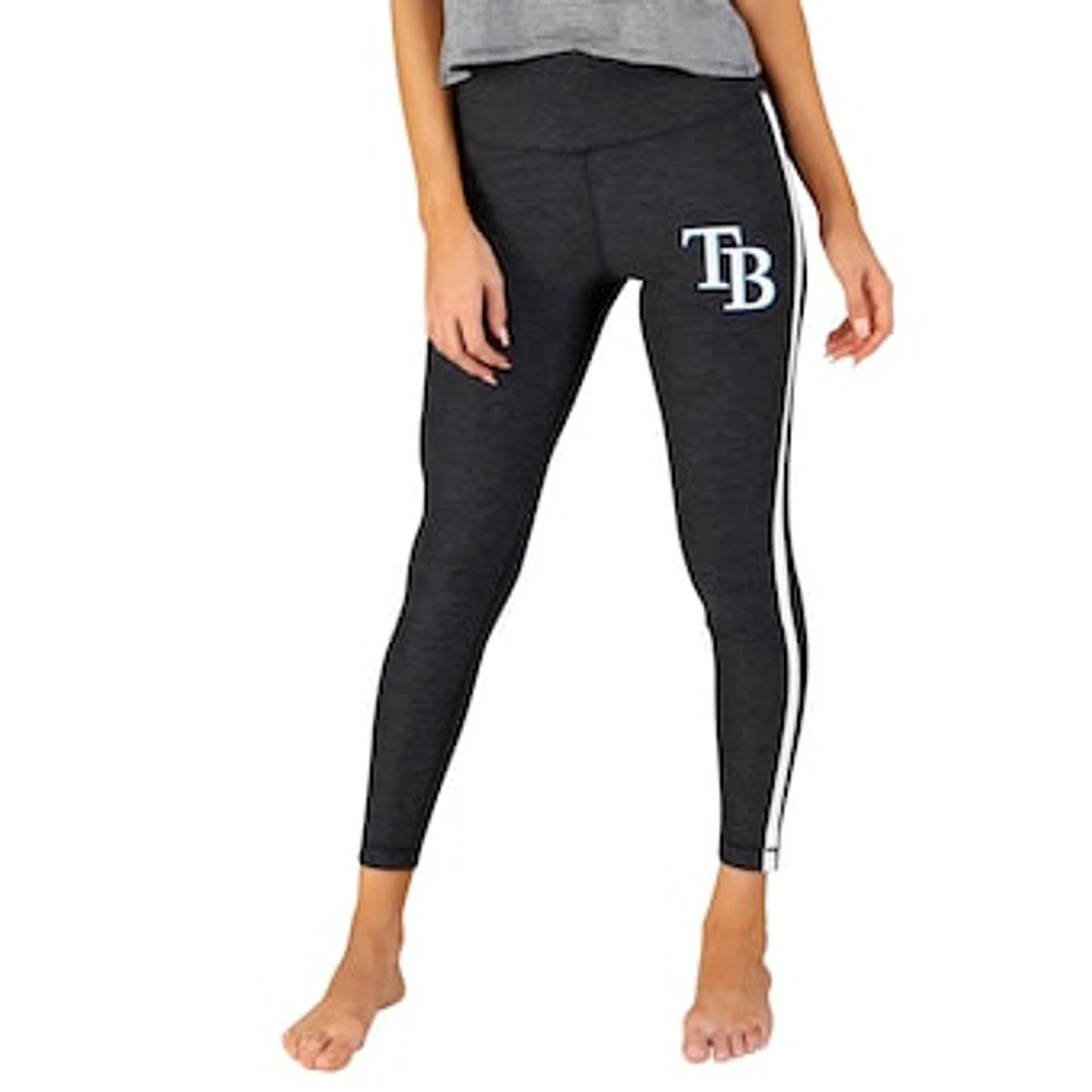 Women's Concepts Sport Charcoal/White Tampa Bay Rays Centerline Knit Leggings