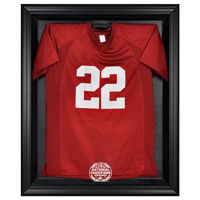 Alabama Crimson Tide College Football Playoff 2020 National Champions Framed Black Logo Jersey Display Case