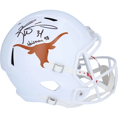 Ricky Williams Texas Longhorns Autographed Riddell Speed Replica Helmet with "Heisman 98" Inscription
