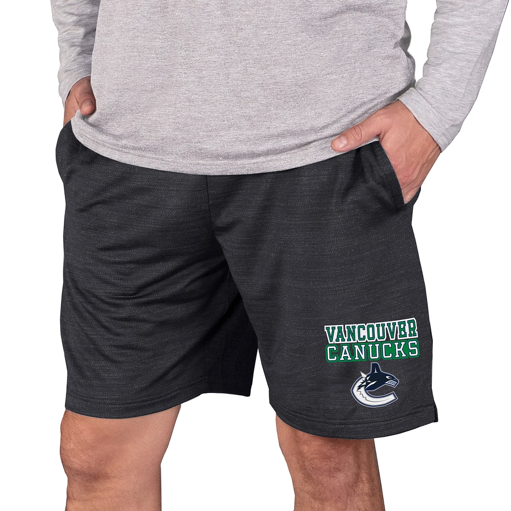 Men's Concepts Sport Charcoal Vancouver Canucks Bullseye Knit Jam Shorts