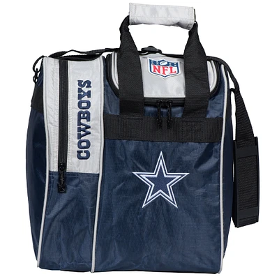 Dallas Cowboys Single Bowling Ball Tote Bag with Shoe Compartment