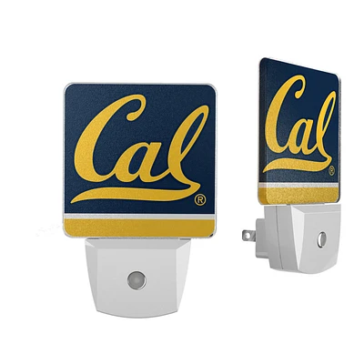 Cal Bears Stripe Design Nightlight 2-Pack