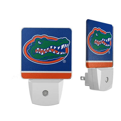 Florida Gators Stripe Design Nightlight 2-Pack