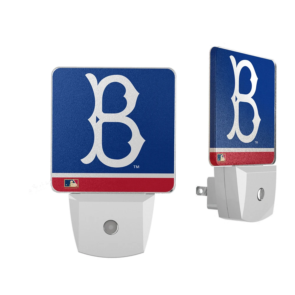 Brooklyn Dodgers Stripe Design Nightlight 2-Pack