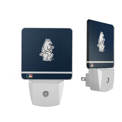 Chicago Cubs Stripe Design Nightlight 2-Pack