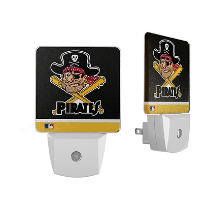 Pittsburgh Pirates Stripe Design Nightlight 2-Pack