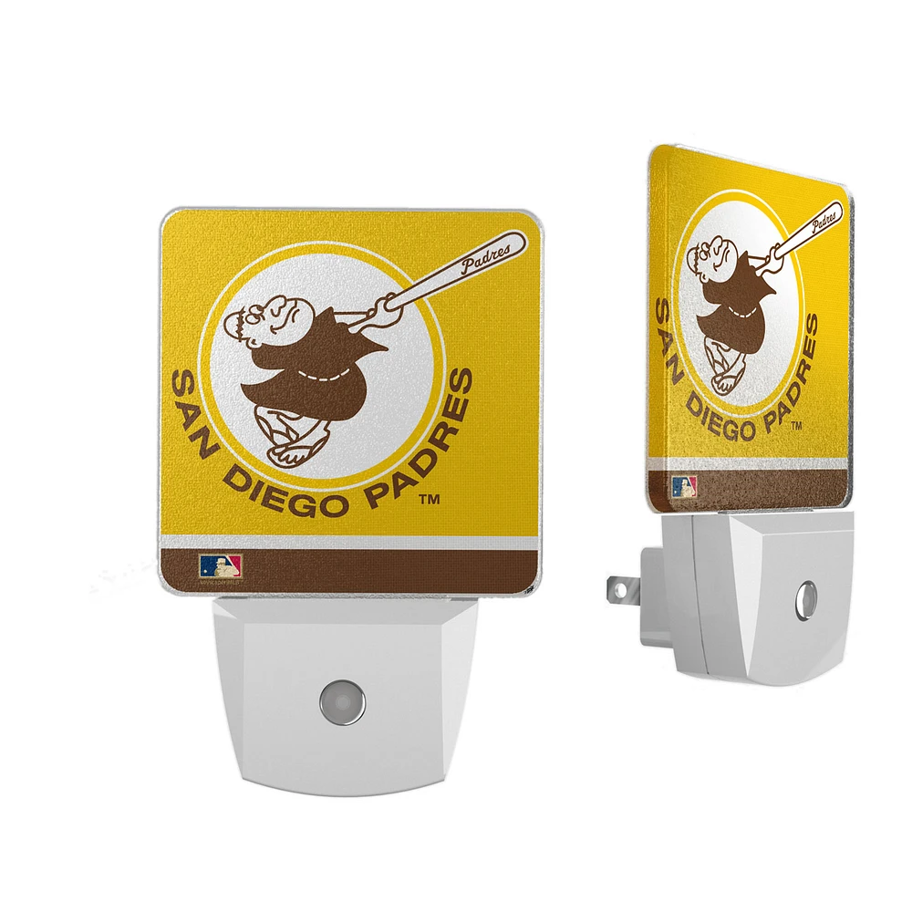 San Diego Padres Stripe Design Nightlight 2-Pack