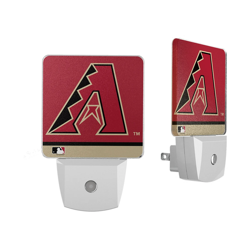 Arizona Diamondbacks Stripe Design Nightlight 2-Pack