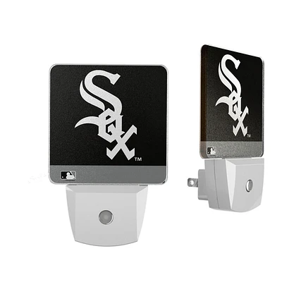 Chicago White Sox Primary Logo Stripe Design Nightlight 2-Pack