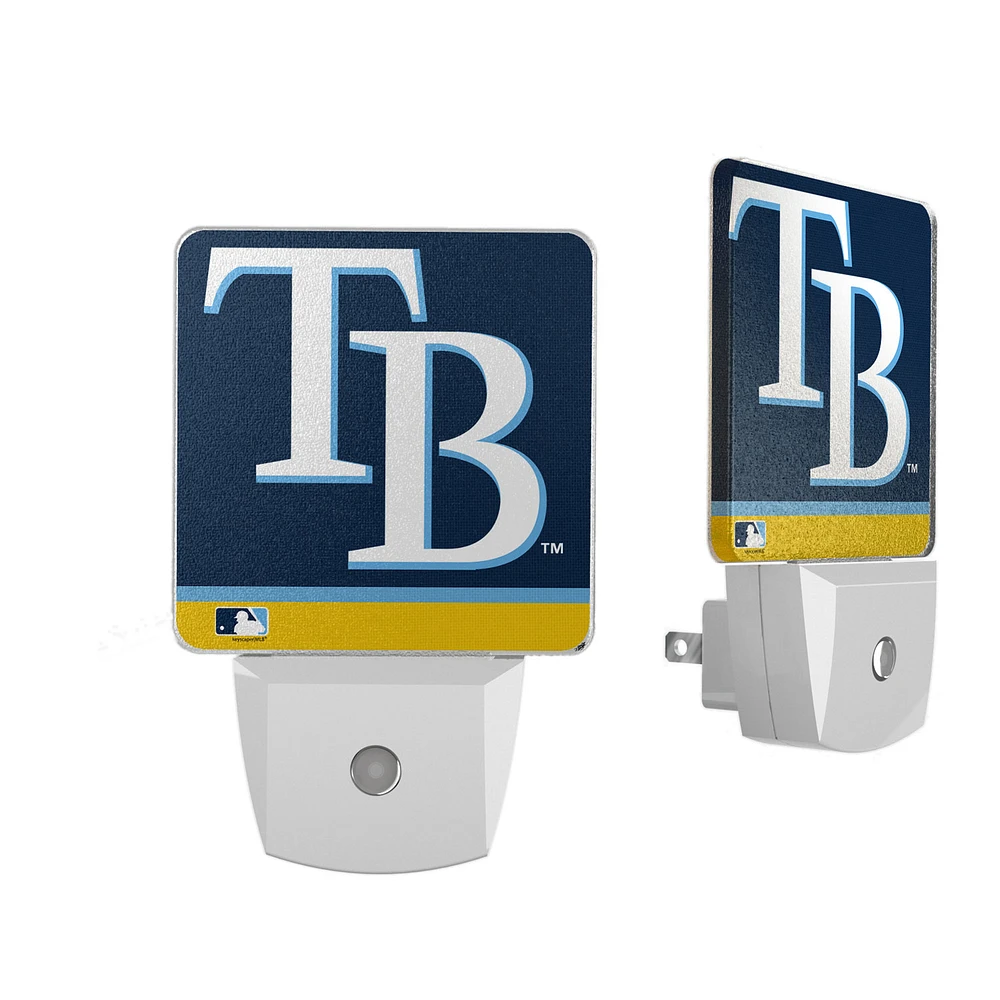 Tampa Bay Rays Stripe Design Nightlight 2-Pack