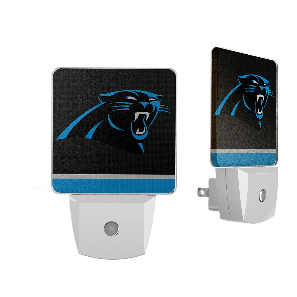 Carolina Panthers Stripe Design Nightlight 2-Pack
