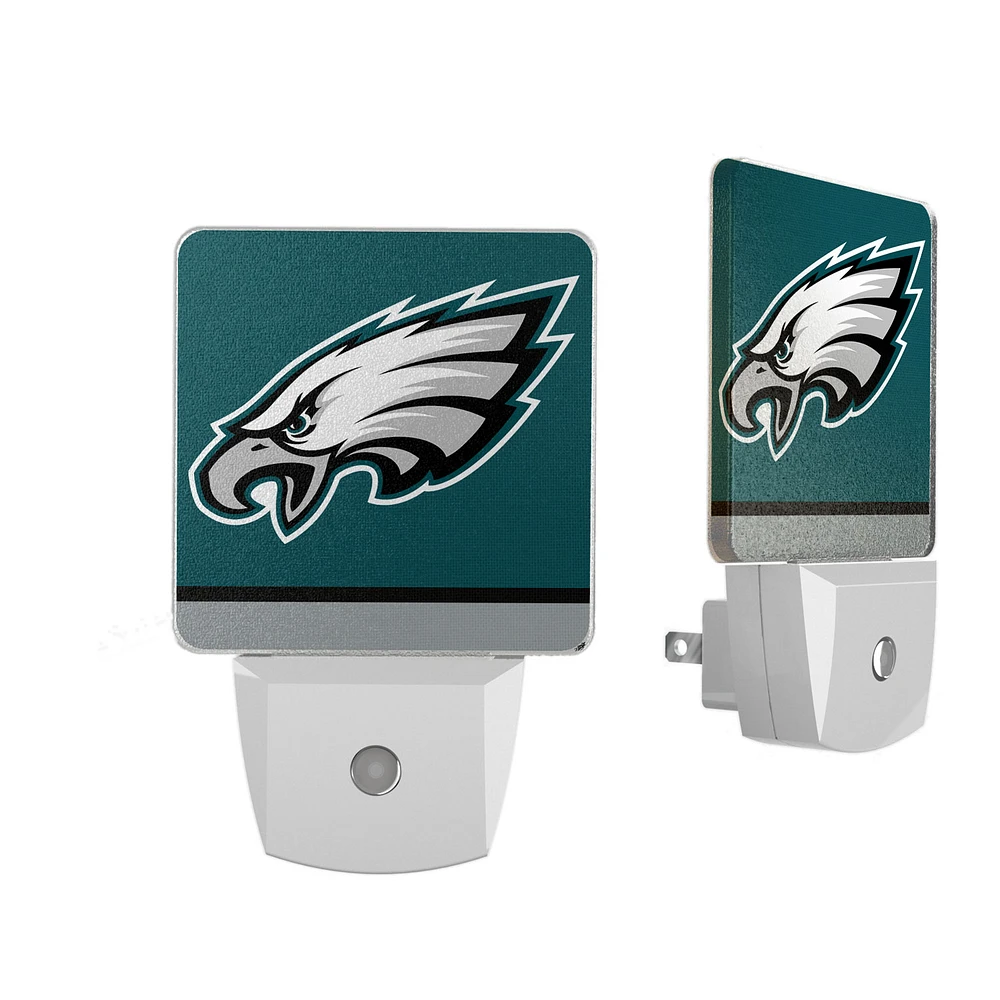 Philadelphia Eagles Stripe Design Nightlight 2-Pack