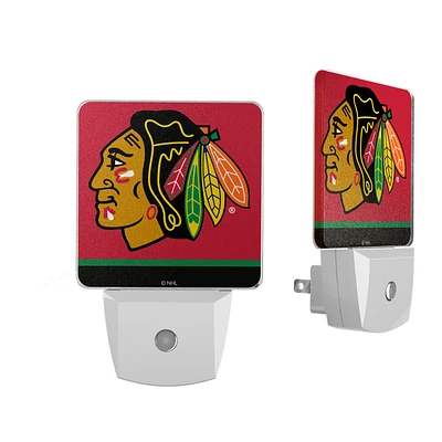 Chicago Blackhawks Stripe Design Nightlight 2-Pack