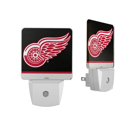 Detroit Red Wings Stripe Design Nightlight 2-Pack