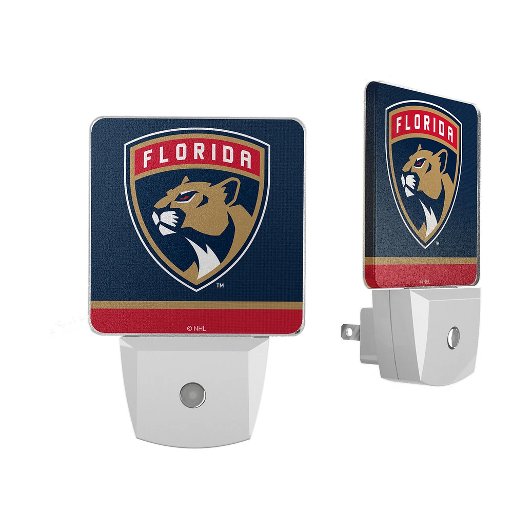 Florida Panthers Stripe Design Nightlight 2-Pack