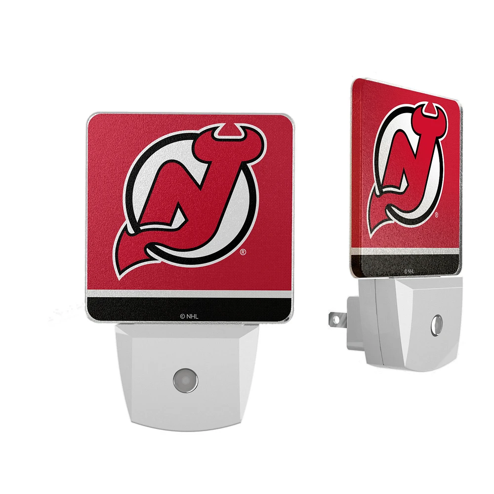 New Jersey Devils Stripe Design Nightlight 2-Pack