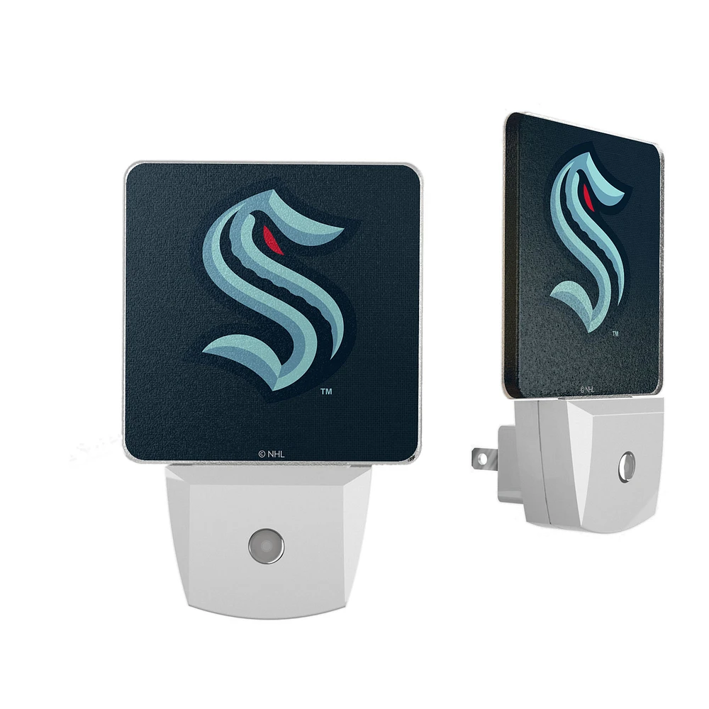 Seattle Kraken Stripe Design Nightlight 2-Pack