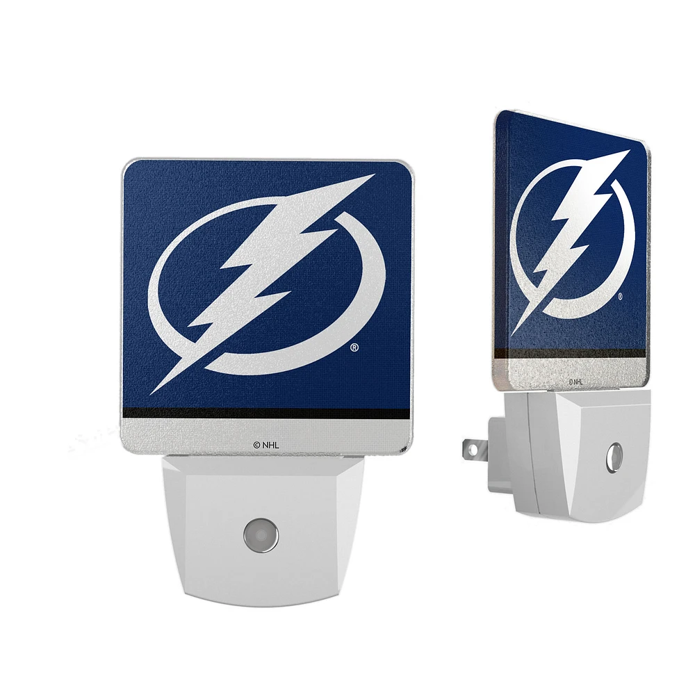Tampa Bay Lightning Stripe Design Nightlight 2-Pack