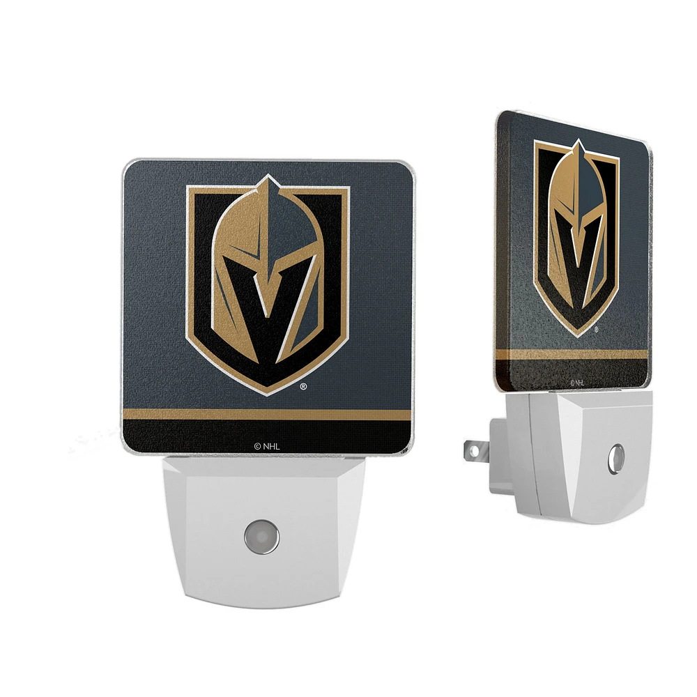 Vegas Golden Knights Stripe Design Nightlight 2-Pack