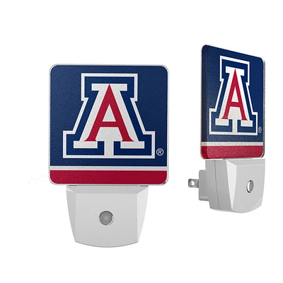 Arizona Wildcats Stripe Design Nightlight 2-Pack