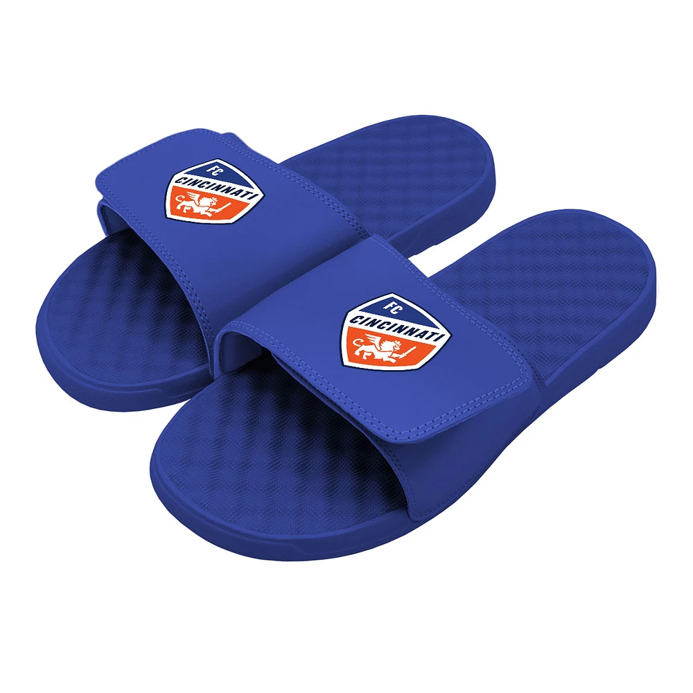 Men's ISlide Royal FC Cincinnati Primary Logo Slide Sandals
