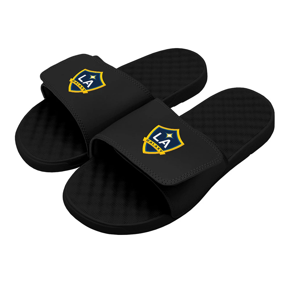 Men's ISlide Black LA Galaxy Primary Logo Slide Sandals
