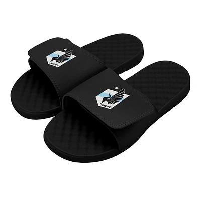 Men's ISlide Black Minnesota United FC Primary Logo Slide Sandals