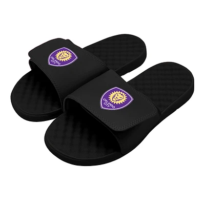 Men's ISlide Black Orlando City SC Primary Logo Slide Sandals