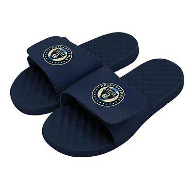 Youth ISlide Navy Philadelphia Union Primary Logo Slide Sandals